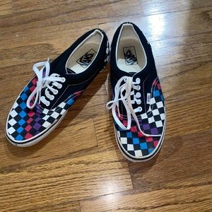 Vans checkered shoes